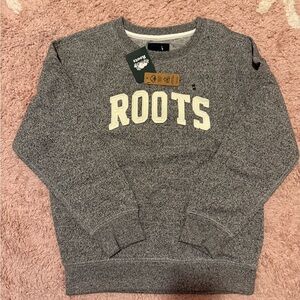 Roots Gray sweatshirt NWT